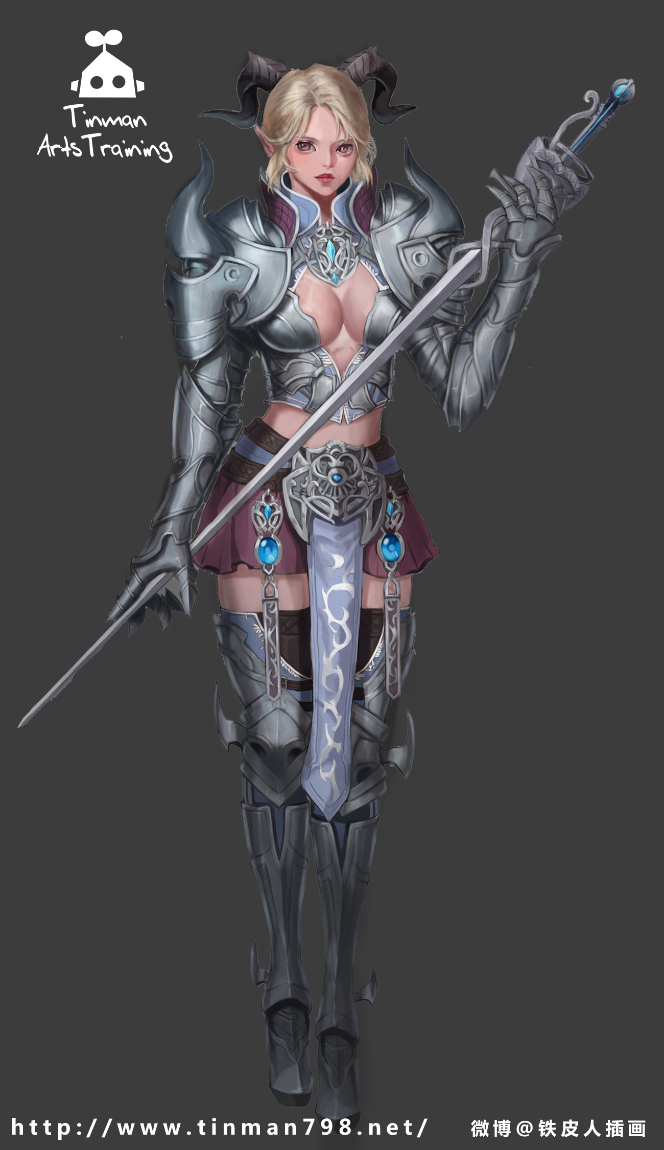 铁皮人-cg艺术 第63届187期原画班《人物主角设计》