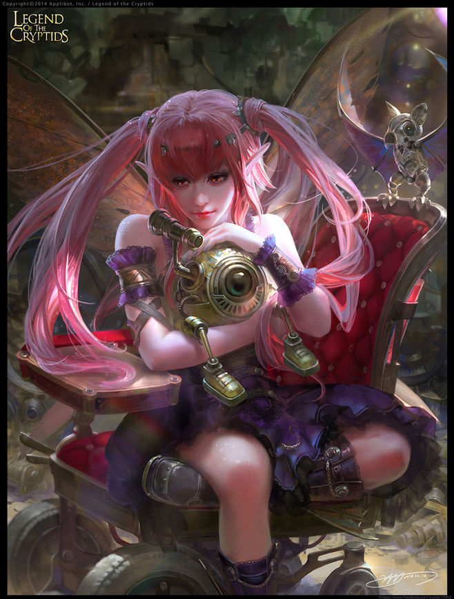 珊-sunmomo笔下唯美多彩的绚丽插画 铁皮人cg艺术官网_游戏原画培训