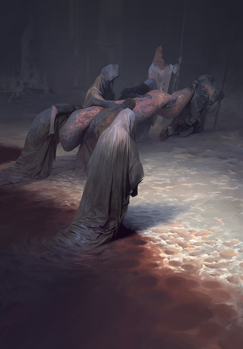 一组暗黑系列画风俄罗斯概念艺术家ivankhotenov作品欣赏