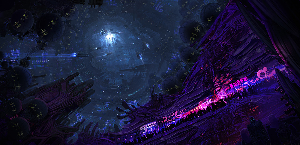 美国概念艺术家benmauro为星际特工千星之城做的概念设计