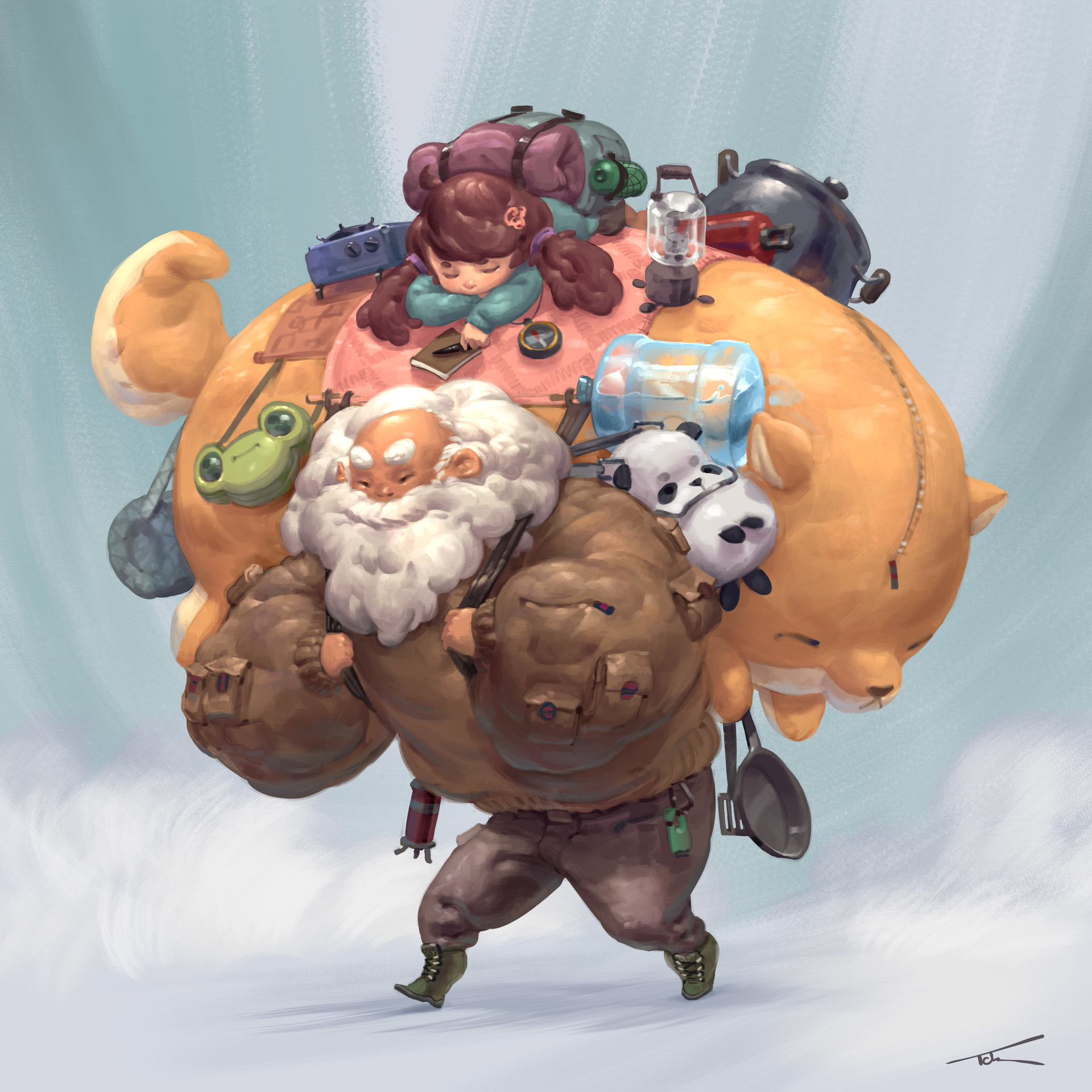 铁皮人cg艺术画师thomaschamberlainkeen