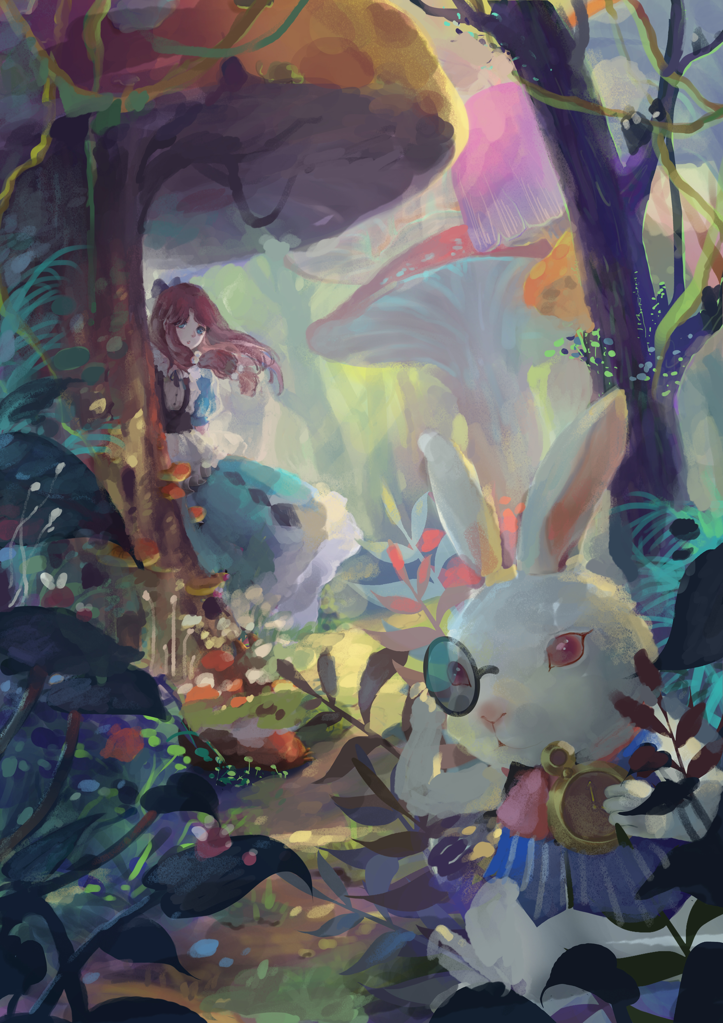 铁皮人-cg艺术 | 插画班作品《爱丽丝》