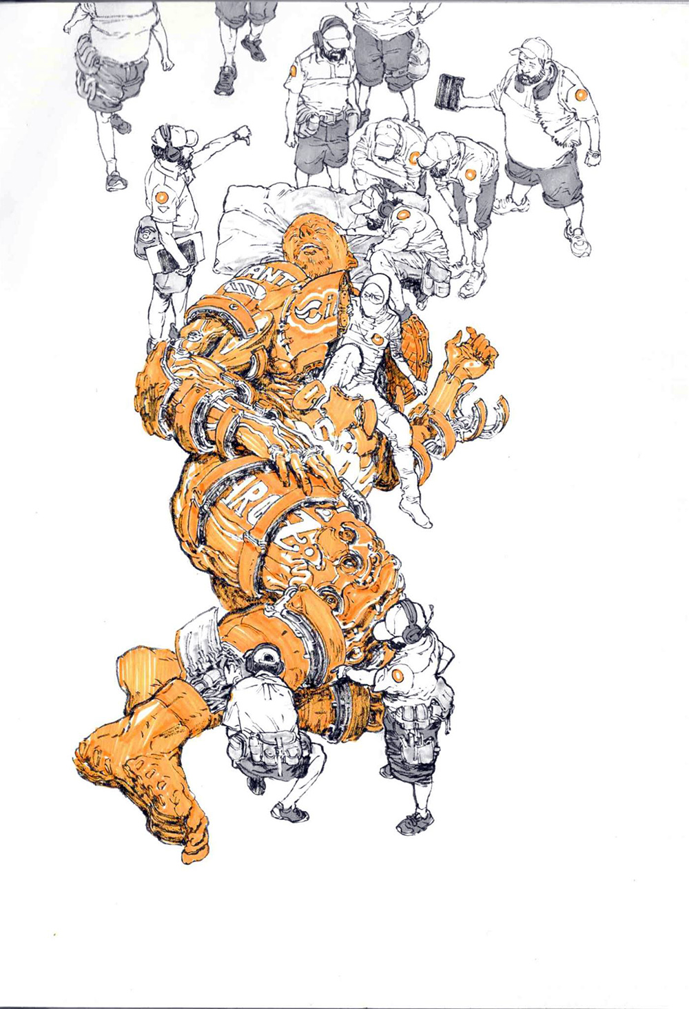 加拿大插画师 victor quaresma 的一组日常速写欣赏.